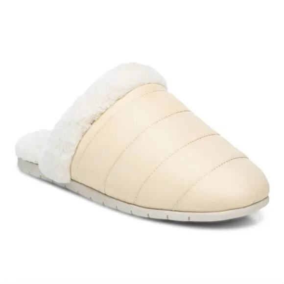 Vionic Josephine Mules Slipper Shearling Cream Women's Size 8 - Picture 1 of 10